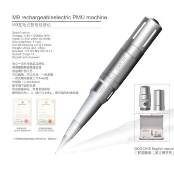 Machine de maquillage permanente rechargeable (M9)